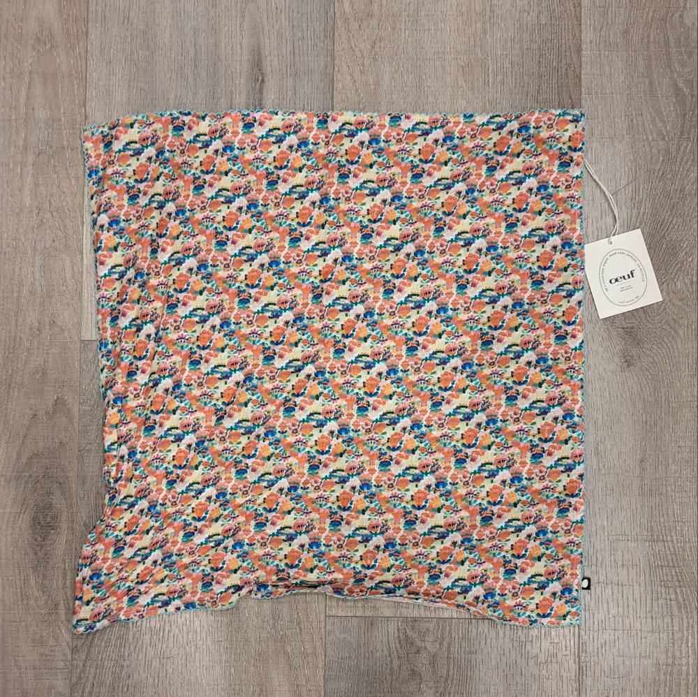 NWT OEUF 'Intense flowers' Bandana Scarf